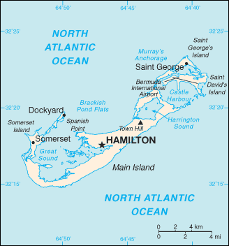 Map of Bermuda